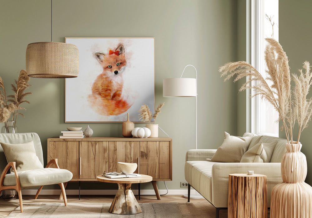Baby Fox Poster